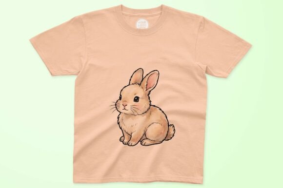 Download Baby Rabbit Clipart with Watercolor Art - Premium Bundle