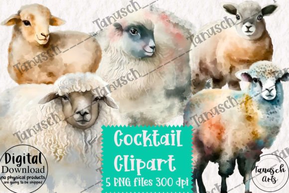 Download Watercolor Sheep Clipart Part 3 - Watercolor sheep Collection