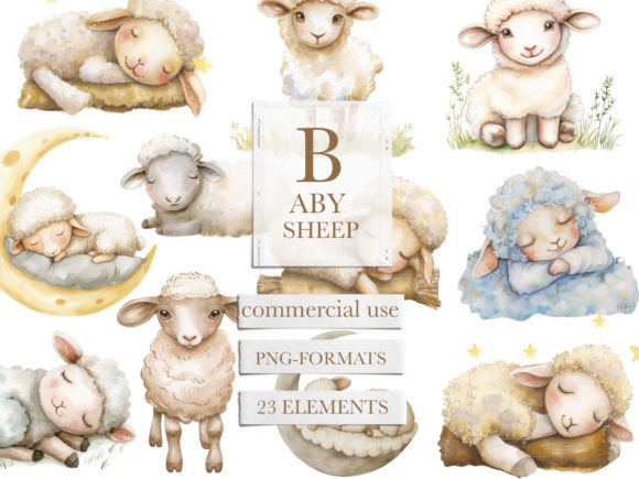 Download Watercolor Sheep Clipart, Lamb Png - Watercolor sheep Collection