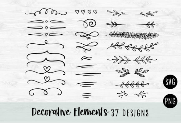 Download Decorative Elements and Branches SVG - Decorative elements Collection